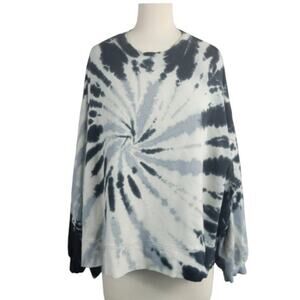 Electric & Rose tie dye oversized Neil sweatshirt blue S